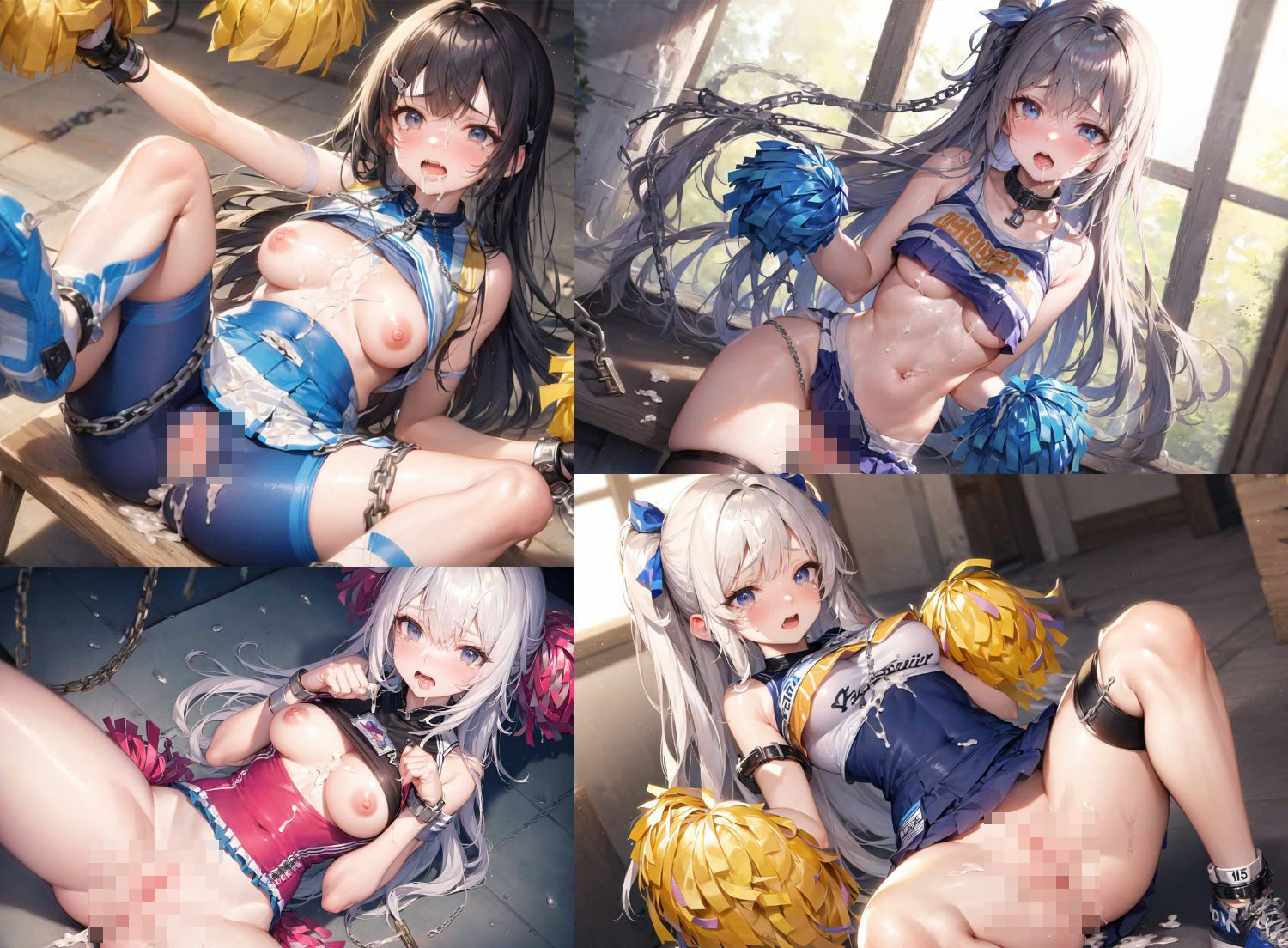 開脚アヘ顔チアガール サンプル1ページ目