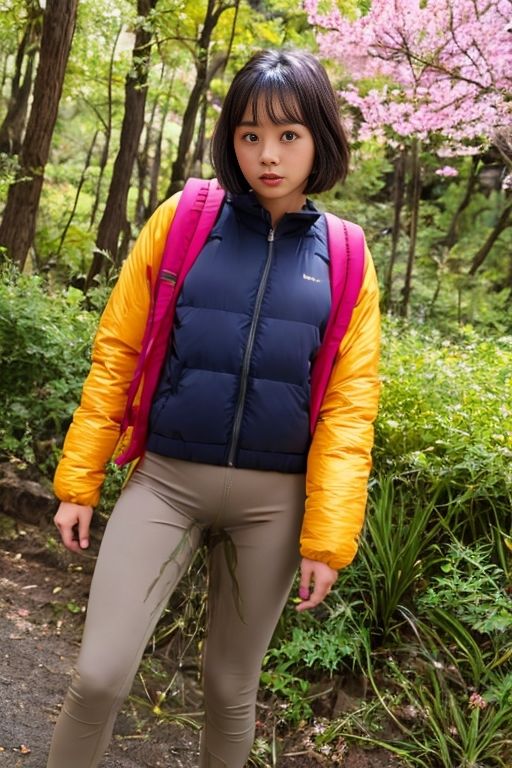 山ガールのおもらし サンプル8ページ目