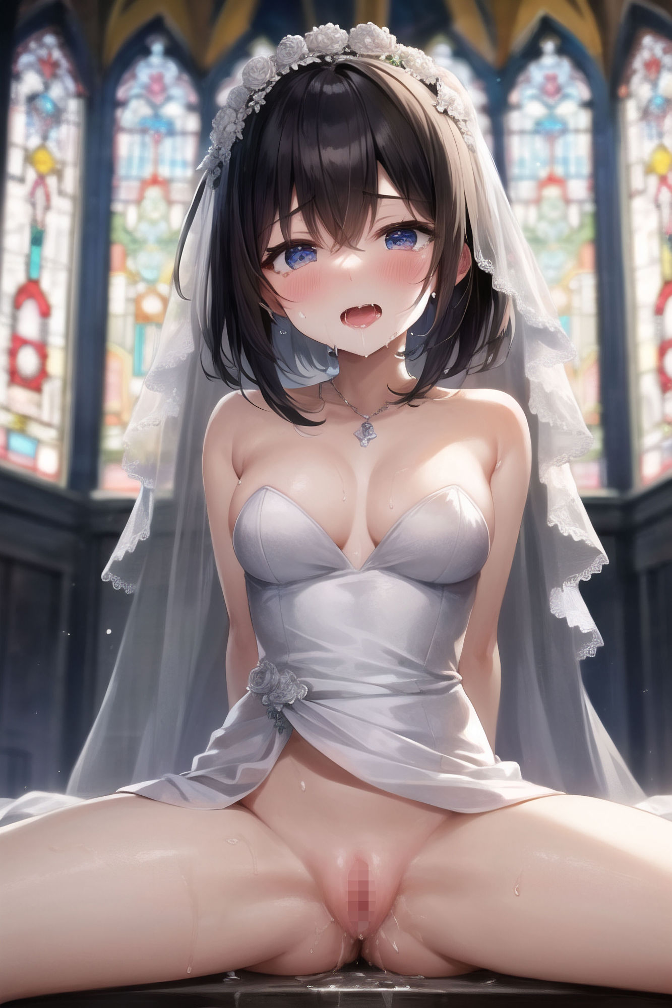 結婚式で花嫁がDQNの集団に犯●れた件 サンプル8ページ目