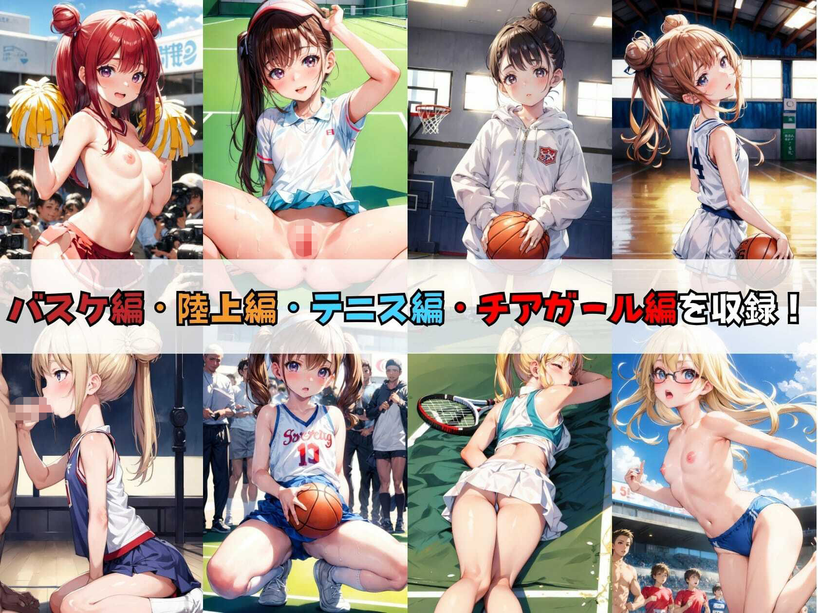 少女たちのエッチな部活動【4種目前編】 サンプル3ページ目