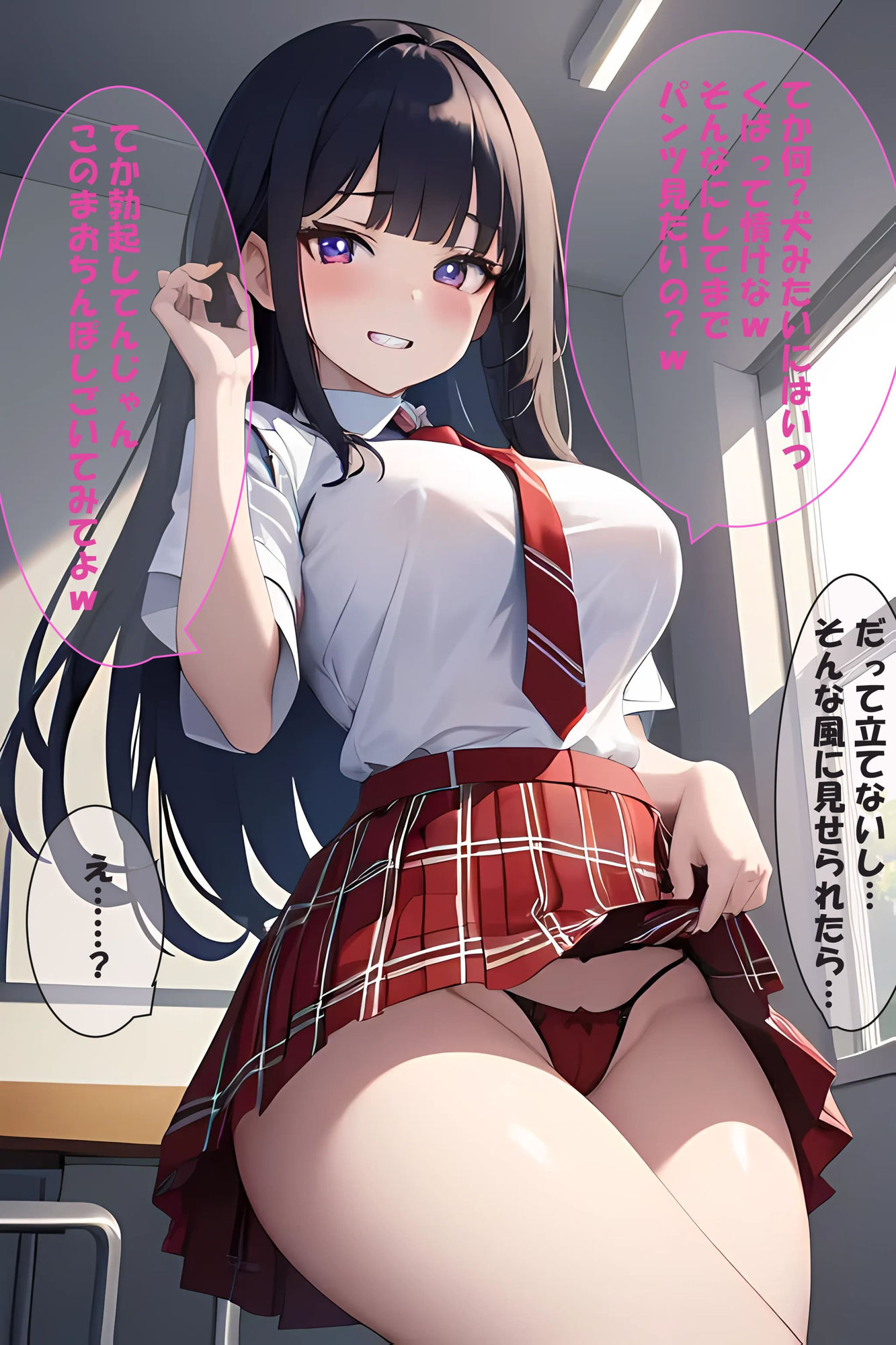 ロリ巨乳なメス◯キに犯●れたい【ストーリーCG】 サンプル3ページ目