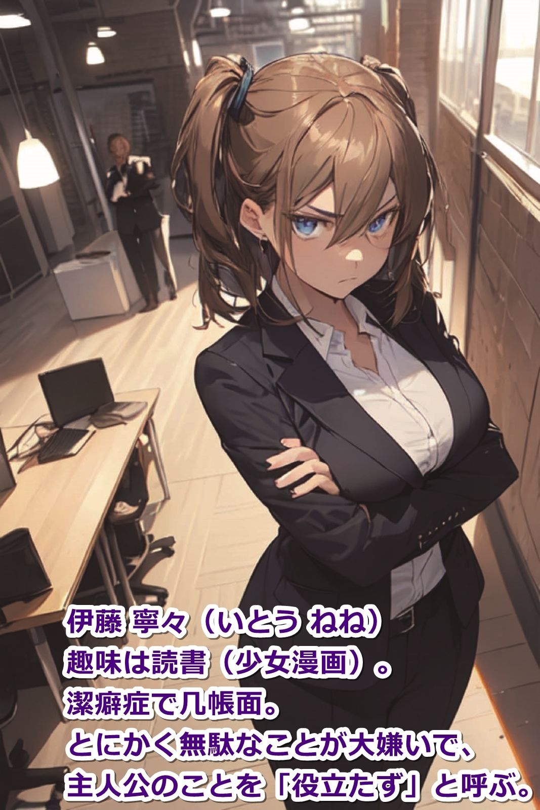 ≪セリフ付き≫俺に厳しい会社の上司（♀）が、とっくに【即オチ2コマ】済みだということは誰も知らない… サンプル5ページ目