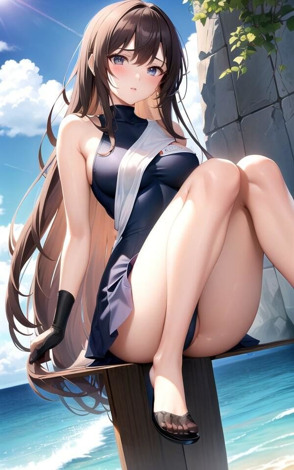 スク水女子 AI美女写真集 サンプル4ページ目