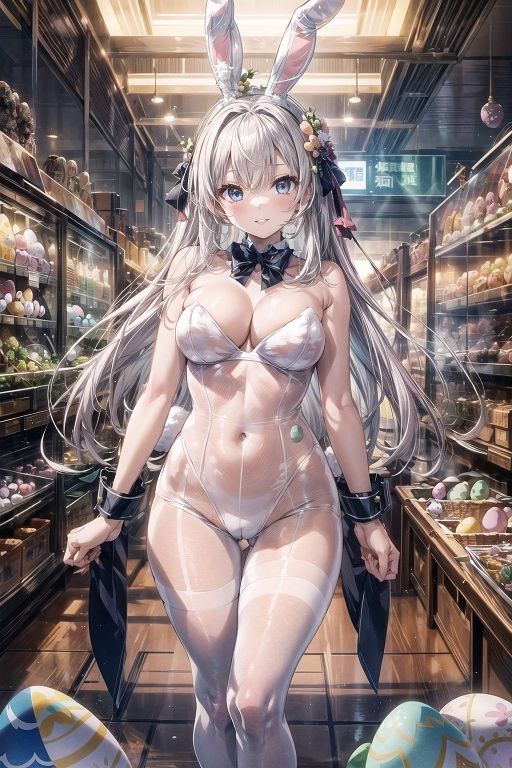 イースターバニーガールはぴょんぴょんしたい サンプル6ページ目