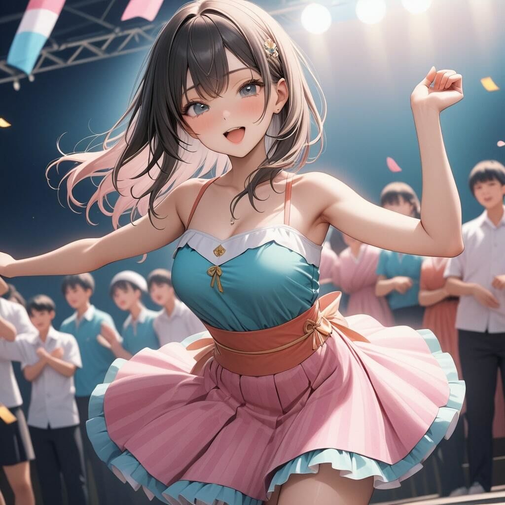 のぞき見禁止ヒミツの控え室！フェスティバルで踊るお姉さんたち サンプル2ページ目