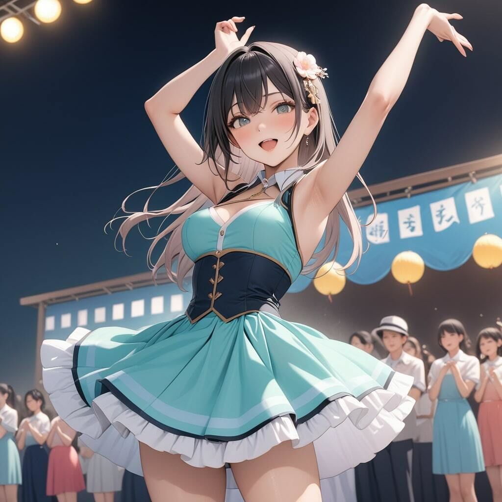 のぞき見禁止ヒミツの控え室！フェスティバルで踊るお姉さんたち サンプル3ページ目