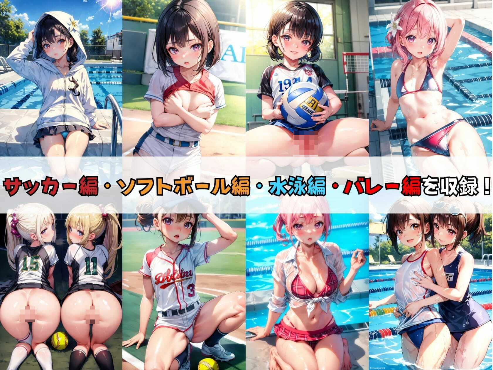 少女たちのエッチな部活動【4種目後編】 サンプル3ページ目