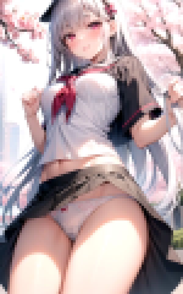 下から見る幼馴染みの性春パンツ サンプル9ページ目