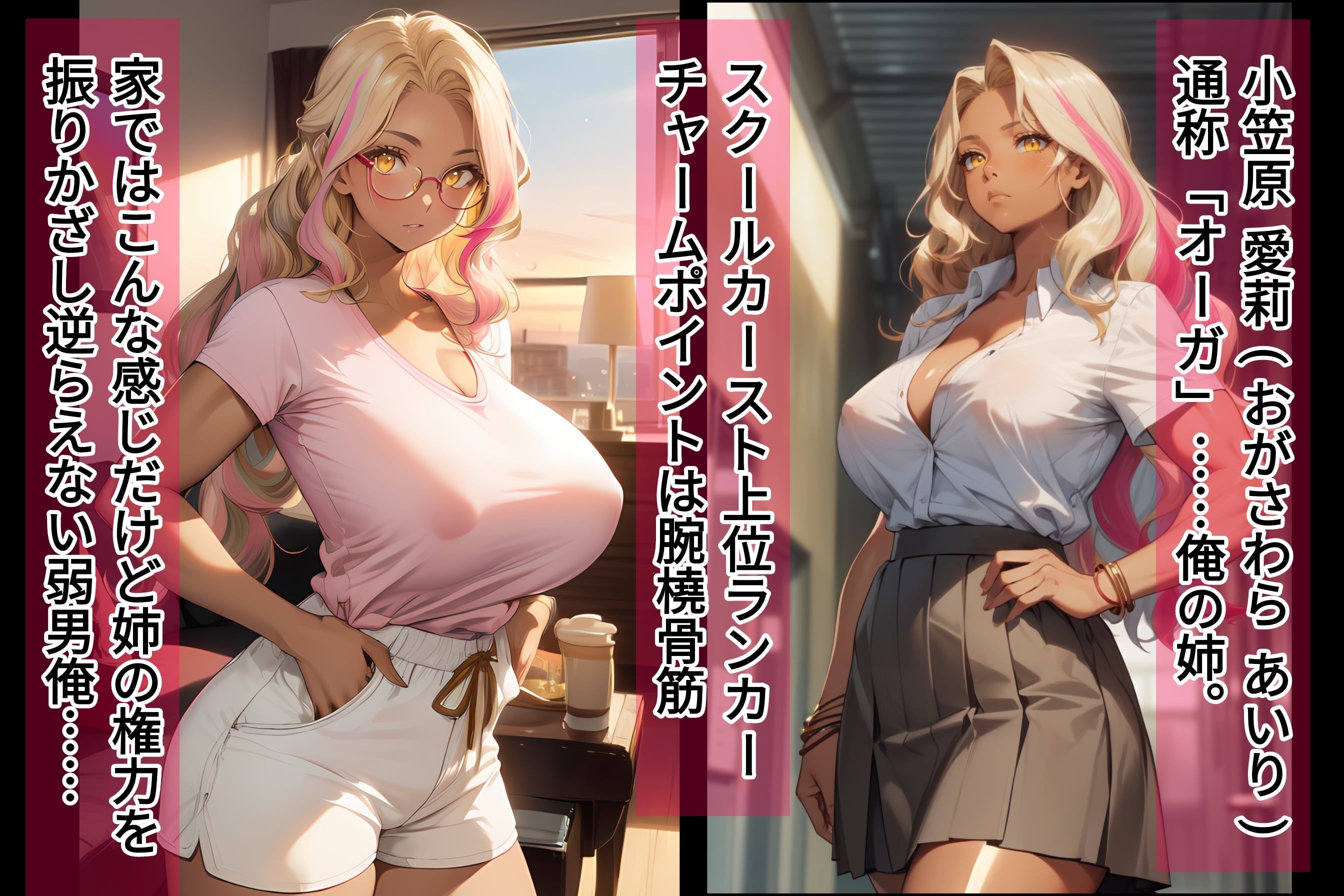 つよつよ鬼ギャル姉がムカツクので仕返しにトロ顔キメさせた話 サンプル1ページ目