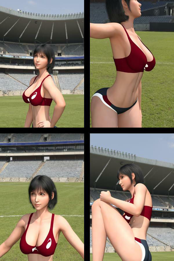 フェティッシュ陸上女子写真集『霧島愛結衣（きりしまめい）』Sporty（スポーティ）-01 サンプル2ページ目