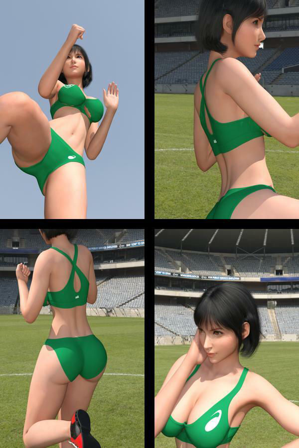 フェティッシュ陸上女子写真集『霧島愛結衣（きりしまめい）』Sporty（スポーティ）-02 サンプル1ページ目
