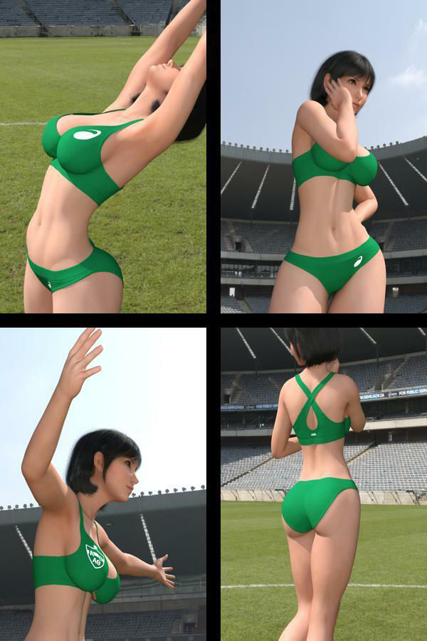 フェティッシュ陸上女子写真集『霧島愛結衣（きりしまめい）』Sporty（スポーティ）-02 サンプル2ページ目
