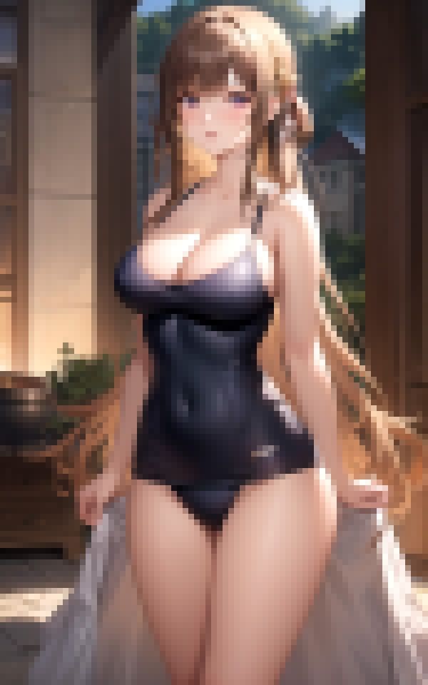 天然爆乳素人ちゃんの水着撮影？？ サンプル7ページ目
