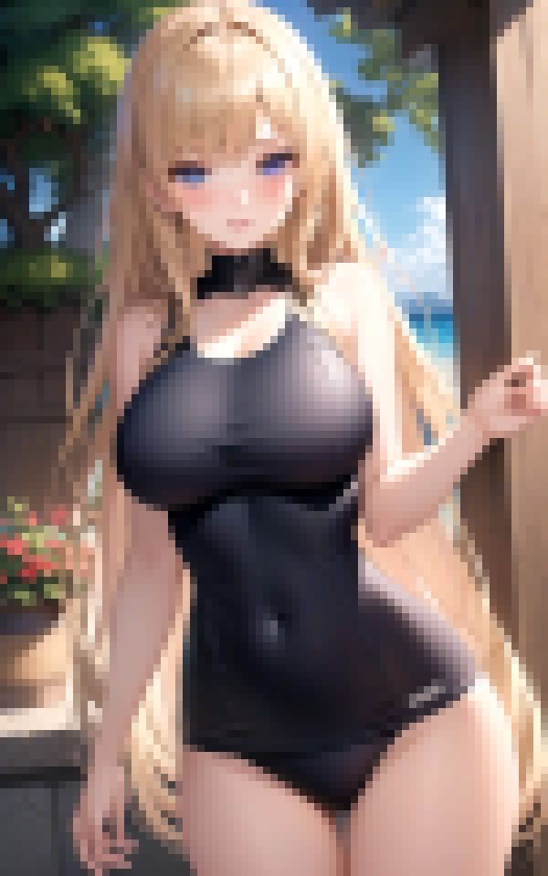 天然爆乳素人ちゃんの水着撮影？？ サンプル10ページ目