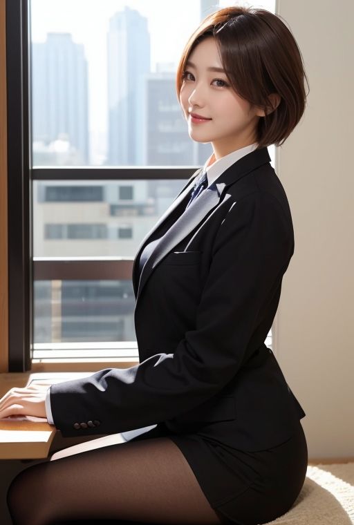 AIグラビア写真集｜街角の美人OL サンプル8ページ目