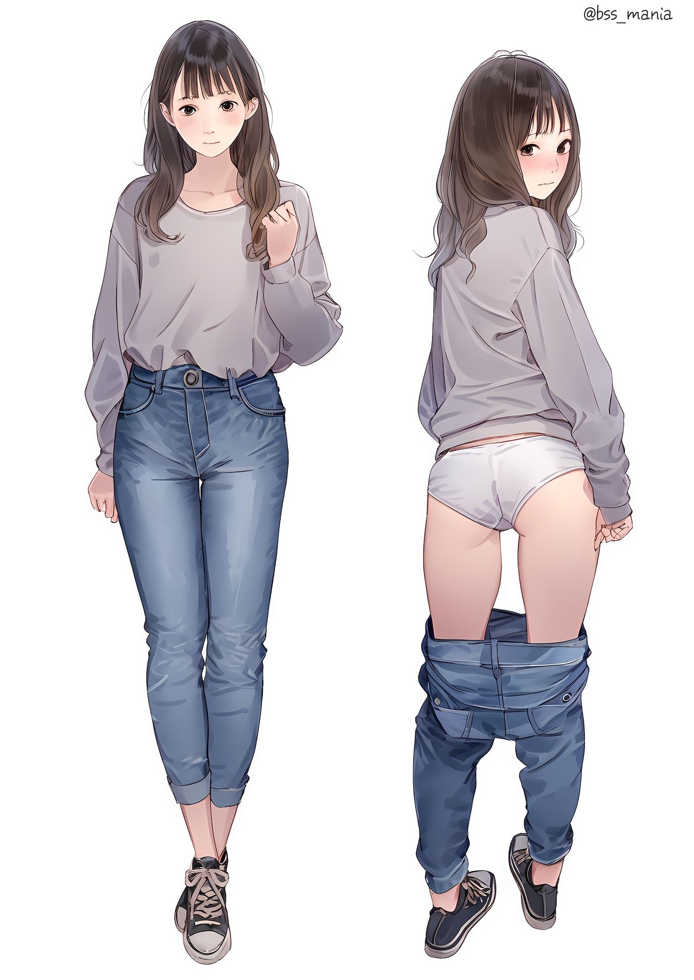 清純派っぽい女子大生の普段の下着 サンプル2ページ目