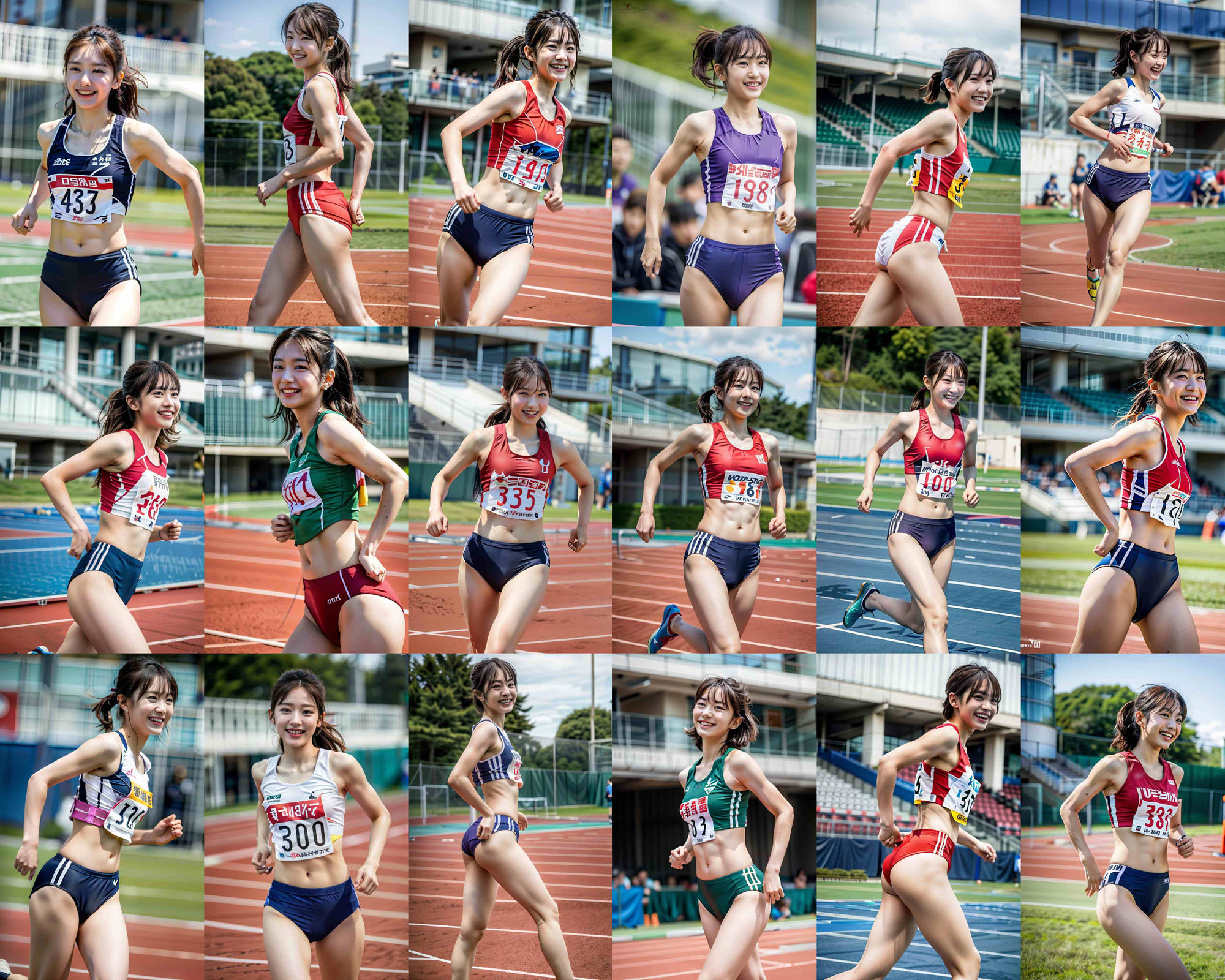 アスリート陸上女子 〜厳選美少女限定〜 114p サンプル1ページ目
