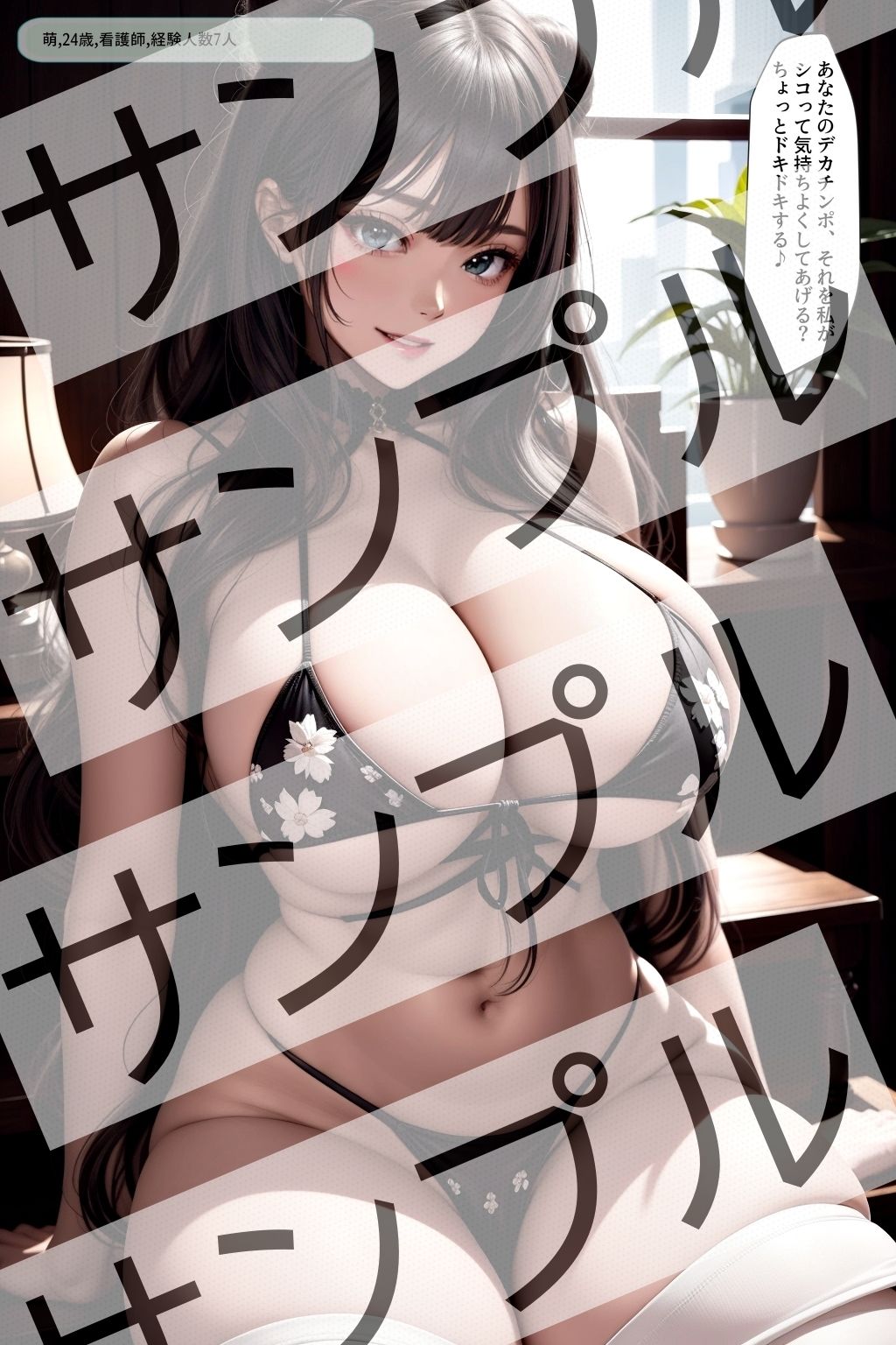 マイクロビキニを着た美女の恥ずかしい言葉 - Embarrassing words of a beautiful woman wearing a micro bikini - サンプル9ページ目