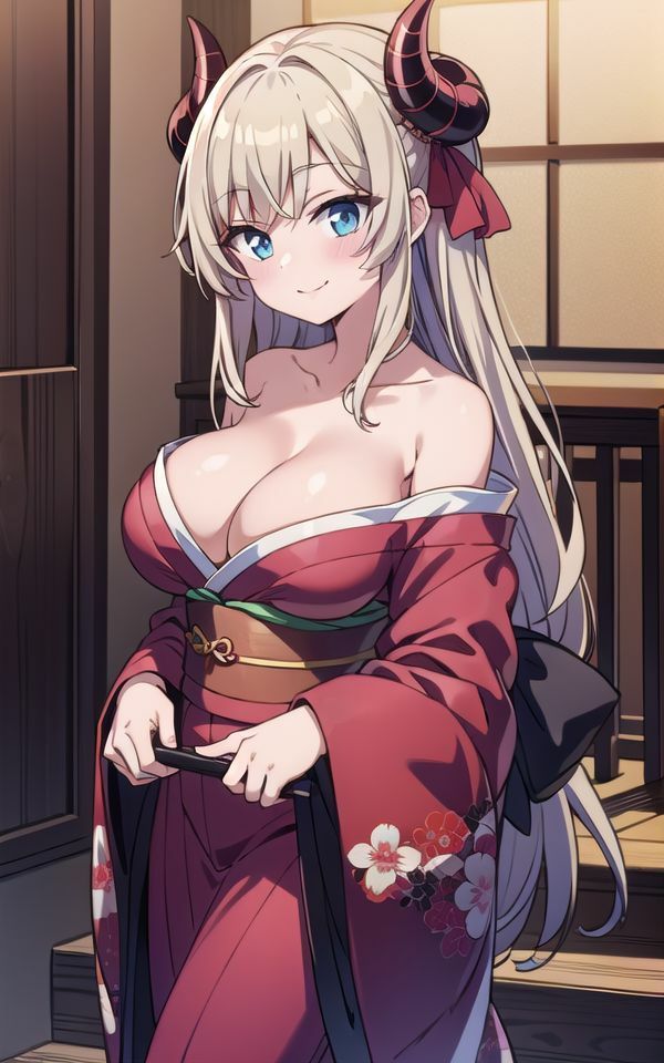 巨乳なオニの姫は子供がほしい サンプル1ページ目