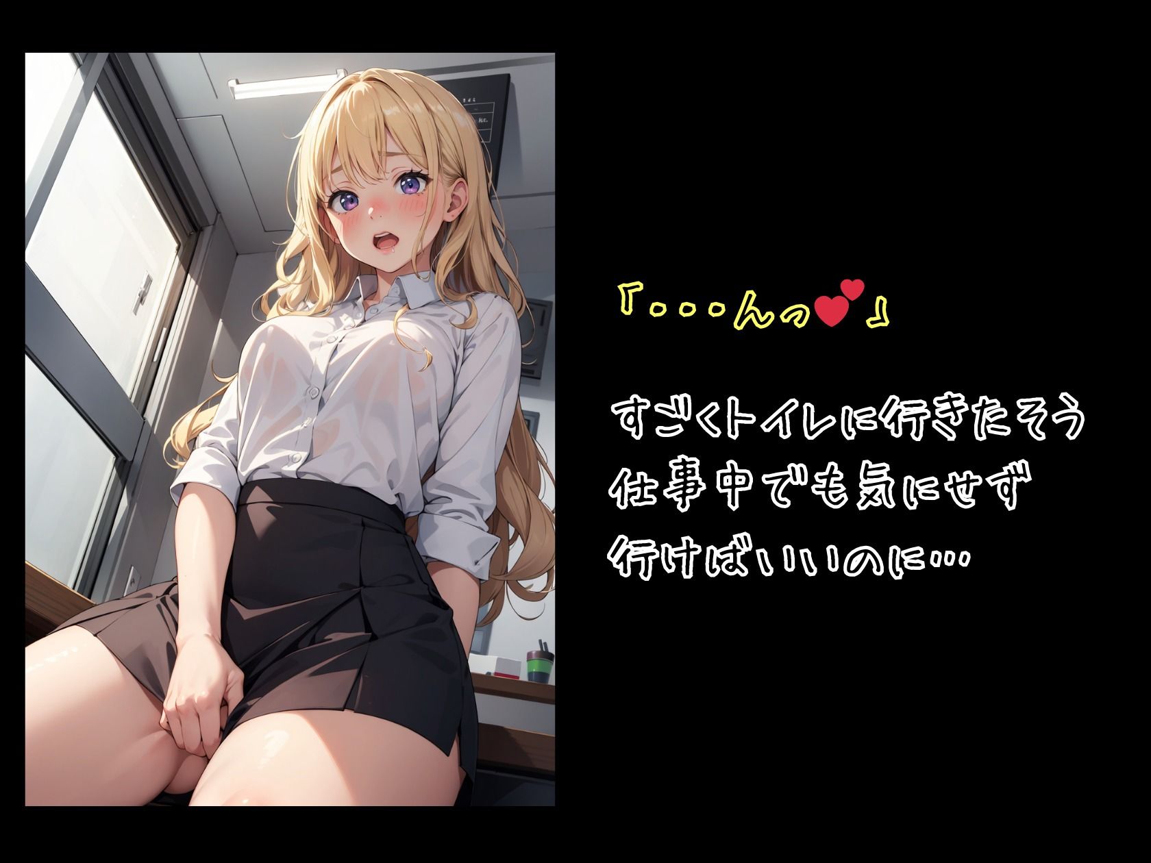 ハニートラップ ぶっかけ用CG集 OLトイレオナニー編 サンプル6ページ目
