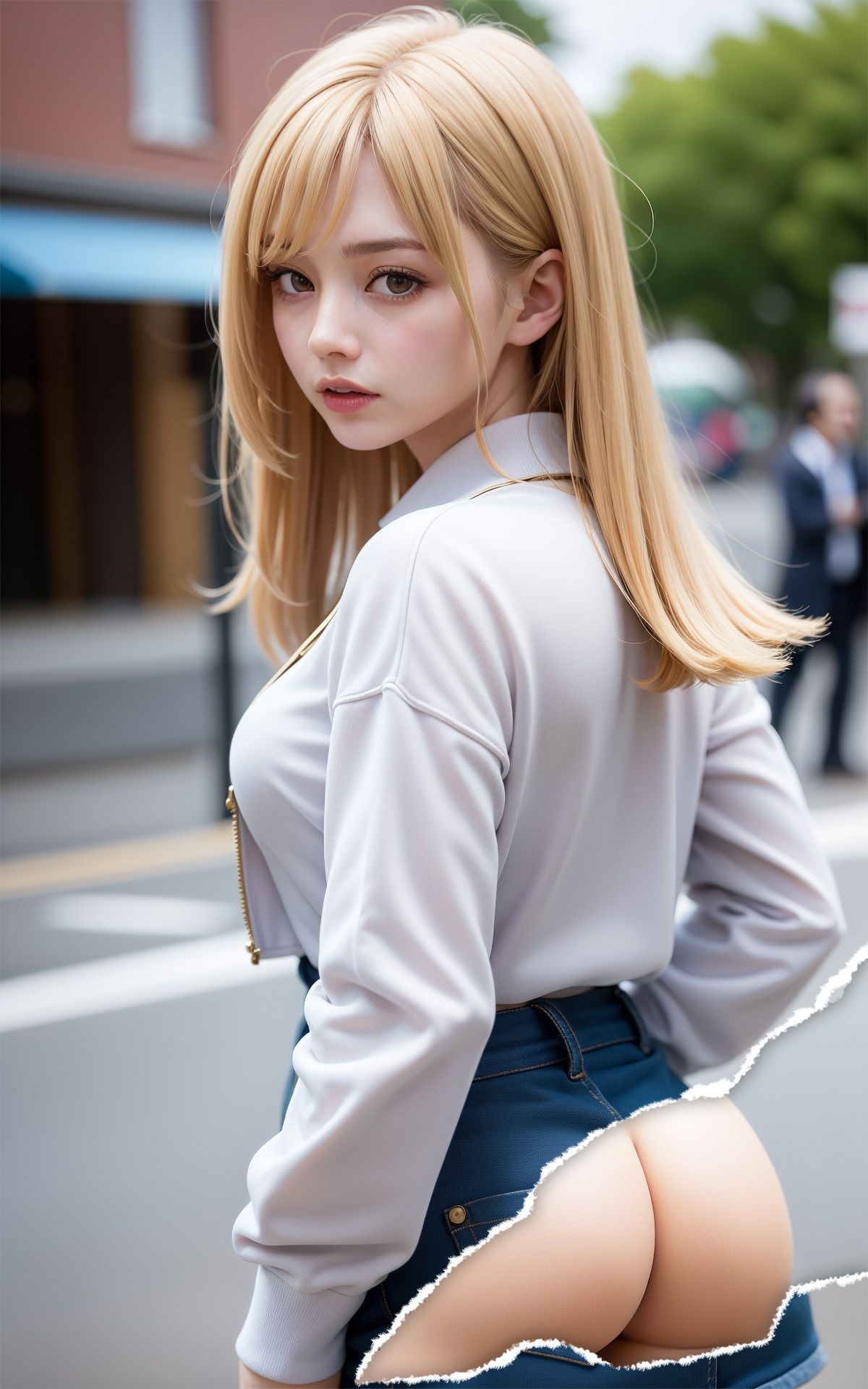 妄想撮りおろし！道端ギャル編 サンプル6ページ目