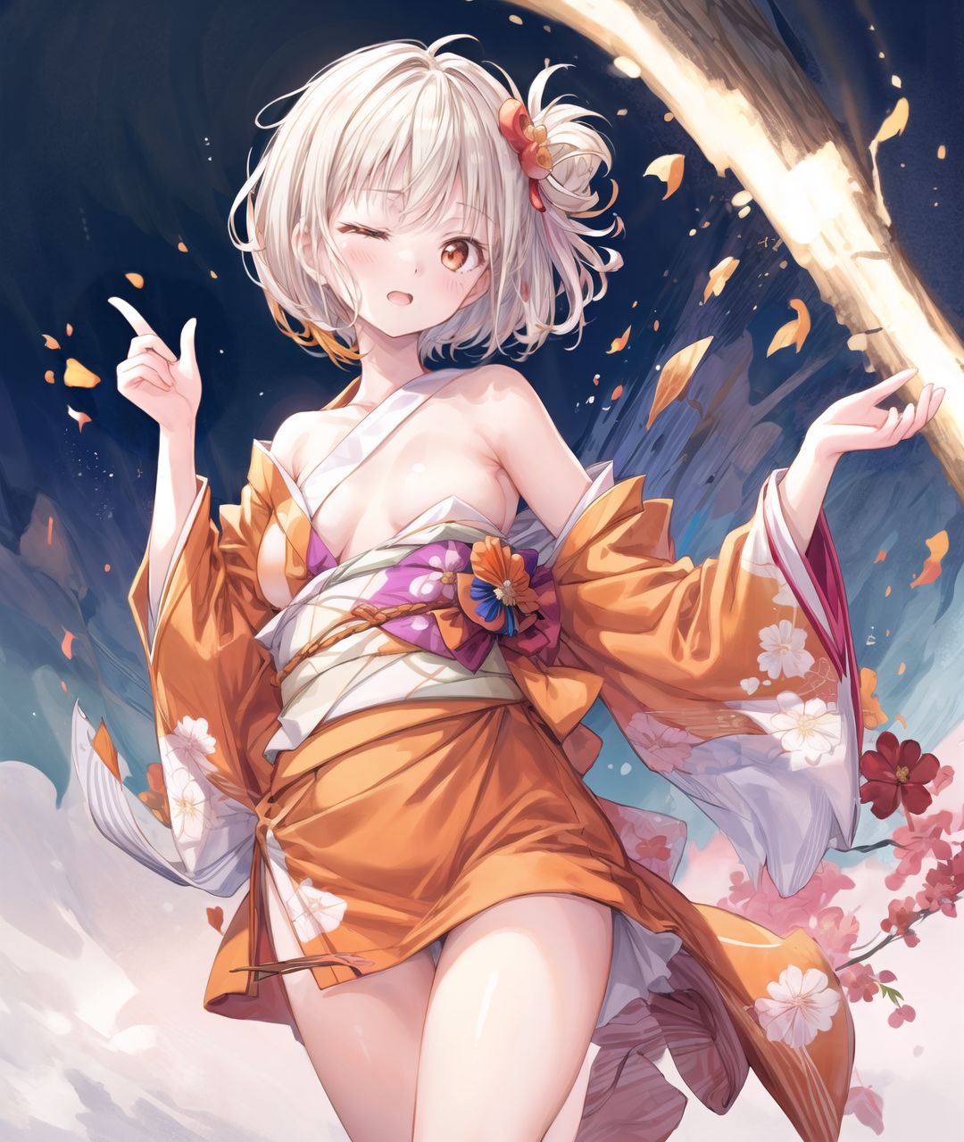 美少女たちのひととき・錦〇千束（リコリコ） サンプル3ページ目