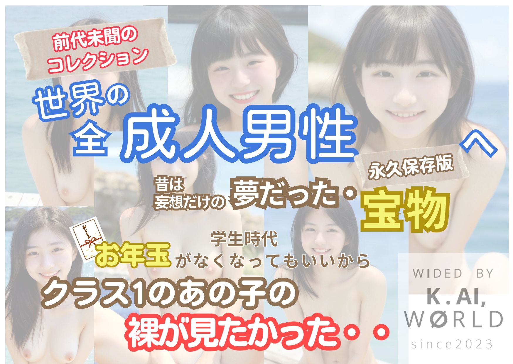人類史上初！前代未聞の333人！大学1年新入生18歳と19歳！純粋＆黒髪の天使シリーズ 第5.2弾Premium（中編）「クラスで1番の女の子の裸だけが拝める」Xデー到来！！ サンプル1ページ目