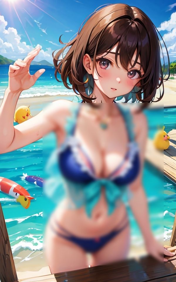 水着で遊ぼ サンプル2ページ目