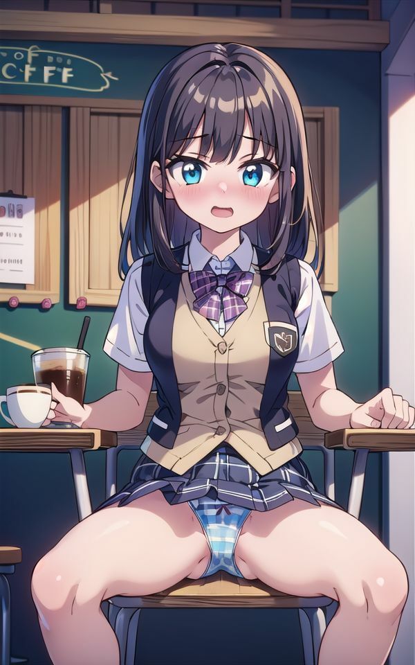 カフェの女子校生に中出しミルクサービス サンプル1ページ目