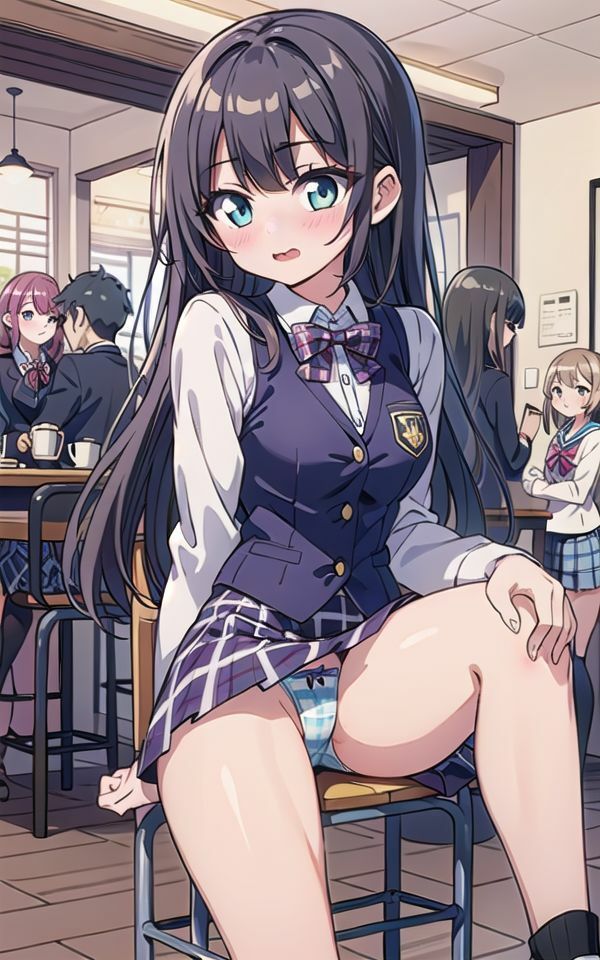 カフェの女子校生に中出しミルクサービス サンプル3ページ目