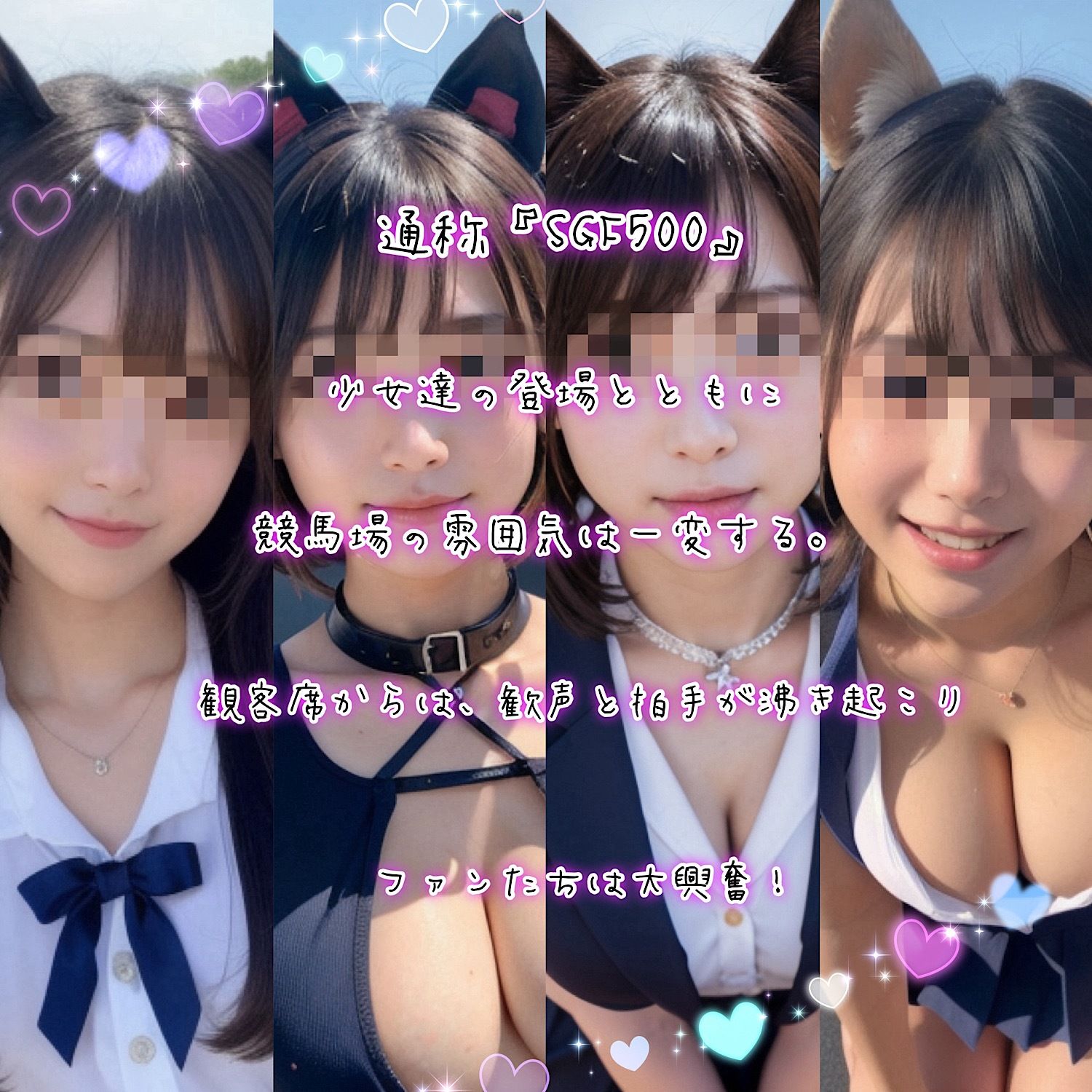 競馬場のJKアイドル馬耳ガール サンプル2ページ目