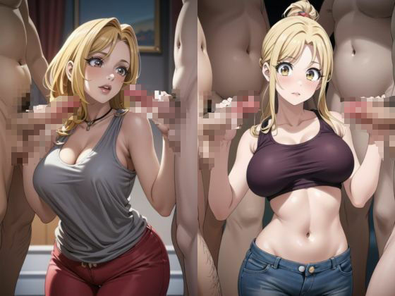 【CFNM】JKギャルにたくさんのち◯こ見せつける サンプル3ページ目