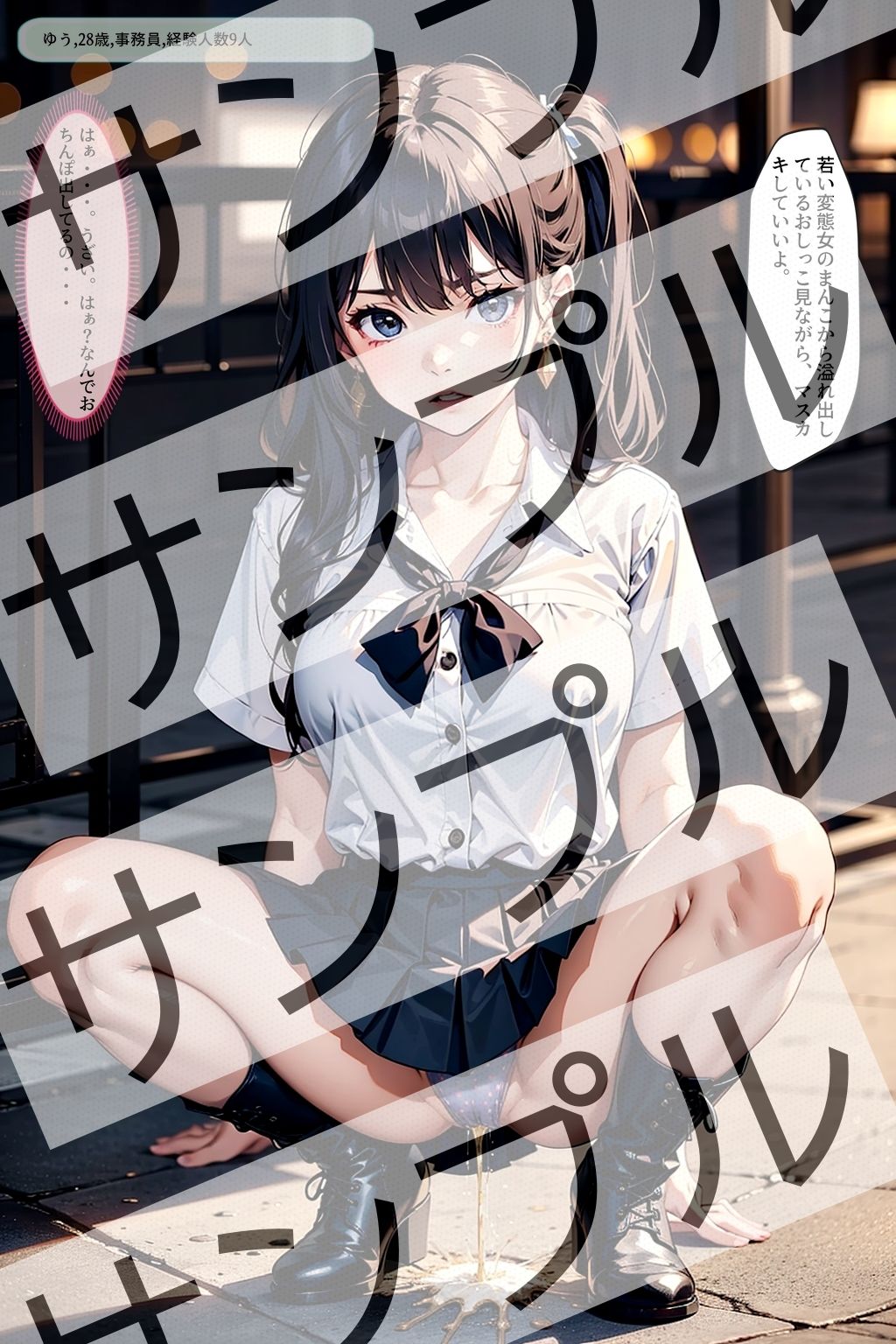 しゃがみ放尿美女【vol.1】 - Crouching urinating beauty ［vol.1］ - サンプル5ページ目