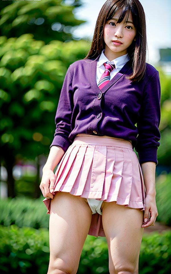 スカート大好きな妻が青春時代を思い出しスカート重ね着制服コスでくぱっ！！ サンプル1ページ目