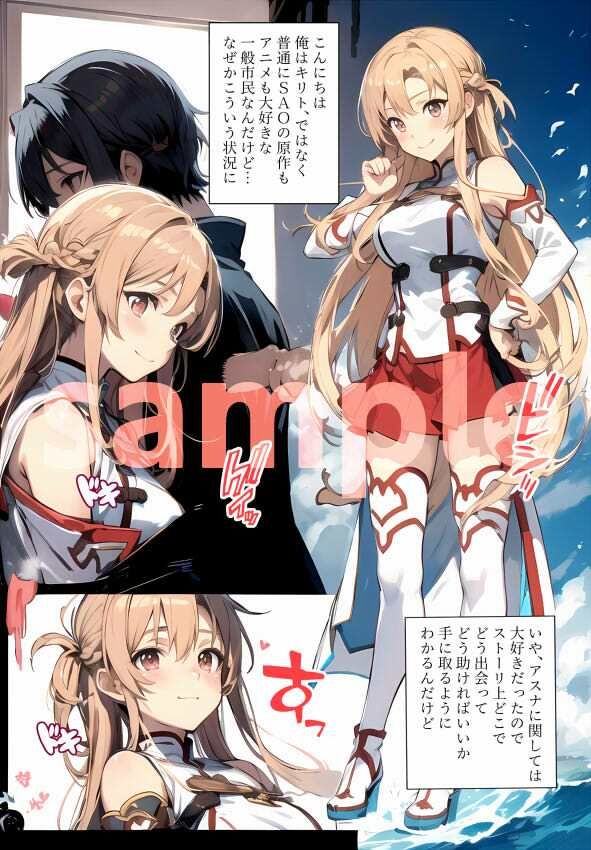 親愛のアスナ サンプル1ページ目