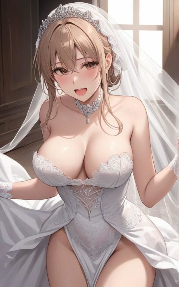 セクシー過ぎるウエディングドレス ドレスにいっぱい出して！ サンプル8ページ目