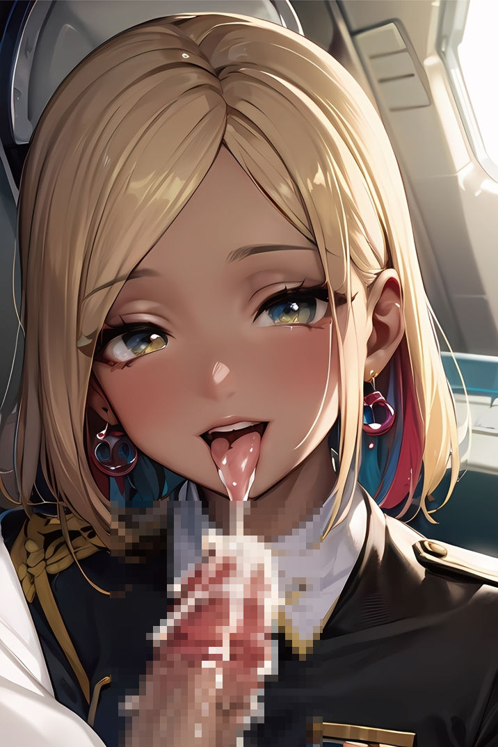 ※枚数増量！【R18】MIX GIRLS 5 黒ギャル＆白ギャル航空、ご奉仕フライトへようこそ サンプル2ページ目