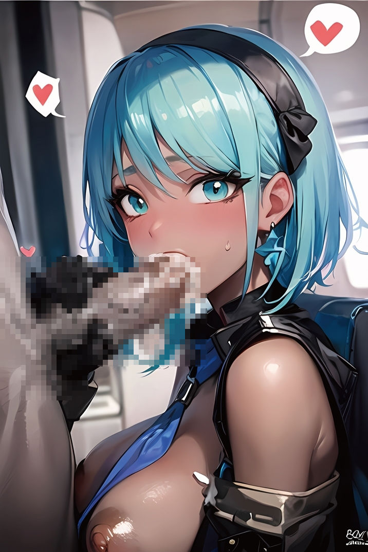 ※枚数増量！【R18】MIX GIRLS 5 黒ギャル＆白ギャル航空、ご奉仕フライトへようこそ サンプル5ページ目