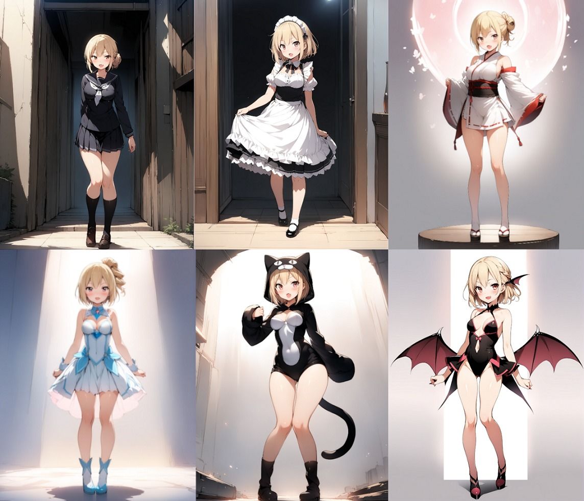 コスプレ少女 触手えっち サンプル1ページ目
