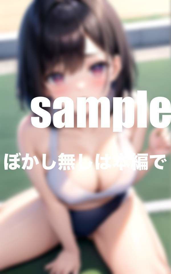 爆乳にスポブラはエロすぎる！ スポブラズラして爆乳にドピュッ サンプル3ページ目