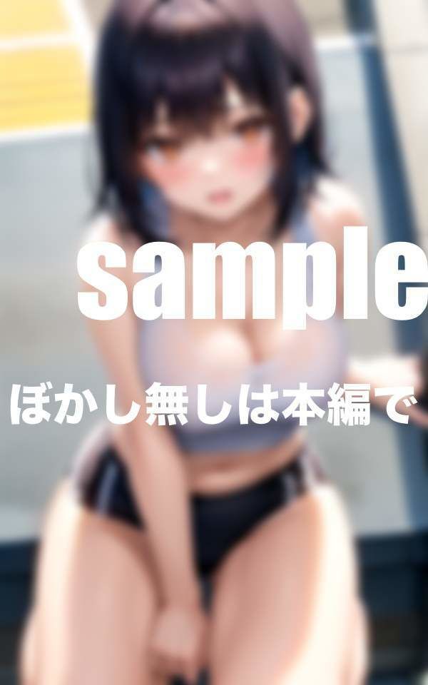 爆乳にスポブラはエロすぎる！ スポブラズラして爆乳にドピュッ サンプル7ページ目
