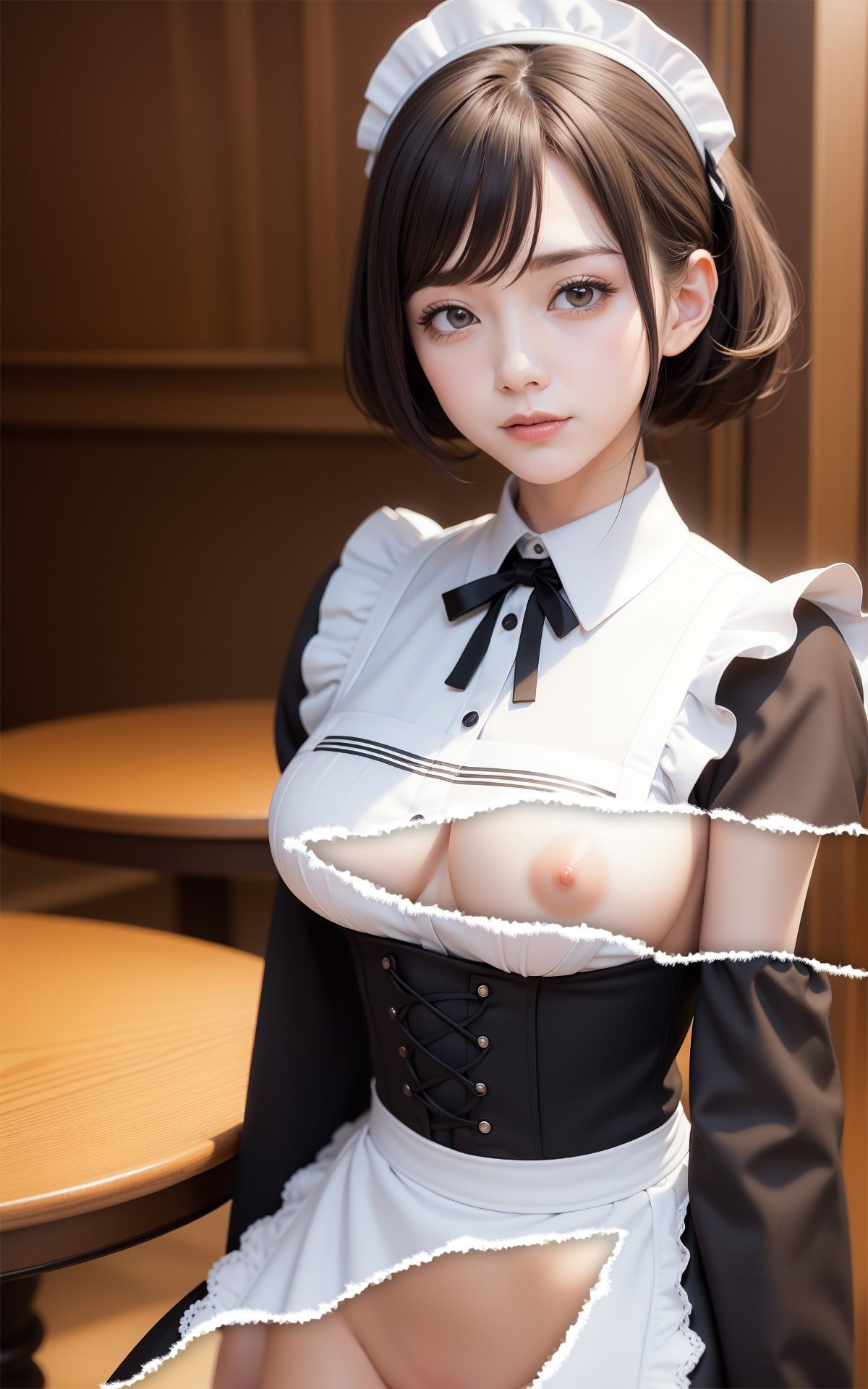 妄想撮りおろし！淑女なメイドさん編 サンプル4ページ目