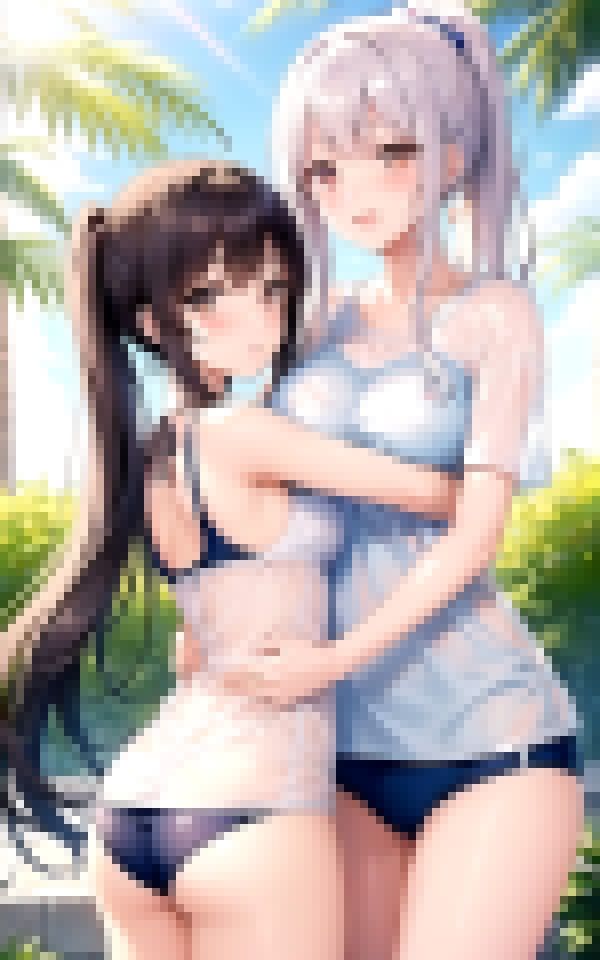 レズビアン姉妹〜僕に見せつけてくる小悪魔の妹達〜 サンプル5ページ目