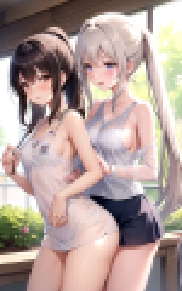 レズビアン姉妹〜僕に見せつけてくる小悪魔の妹達〜 サンプル6ページ目