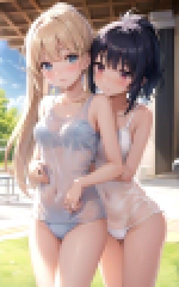レズビアン姉妹〜僕に見せつけてくる小悪魔の妹達〜 サンプル9ページ目