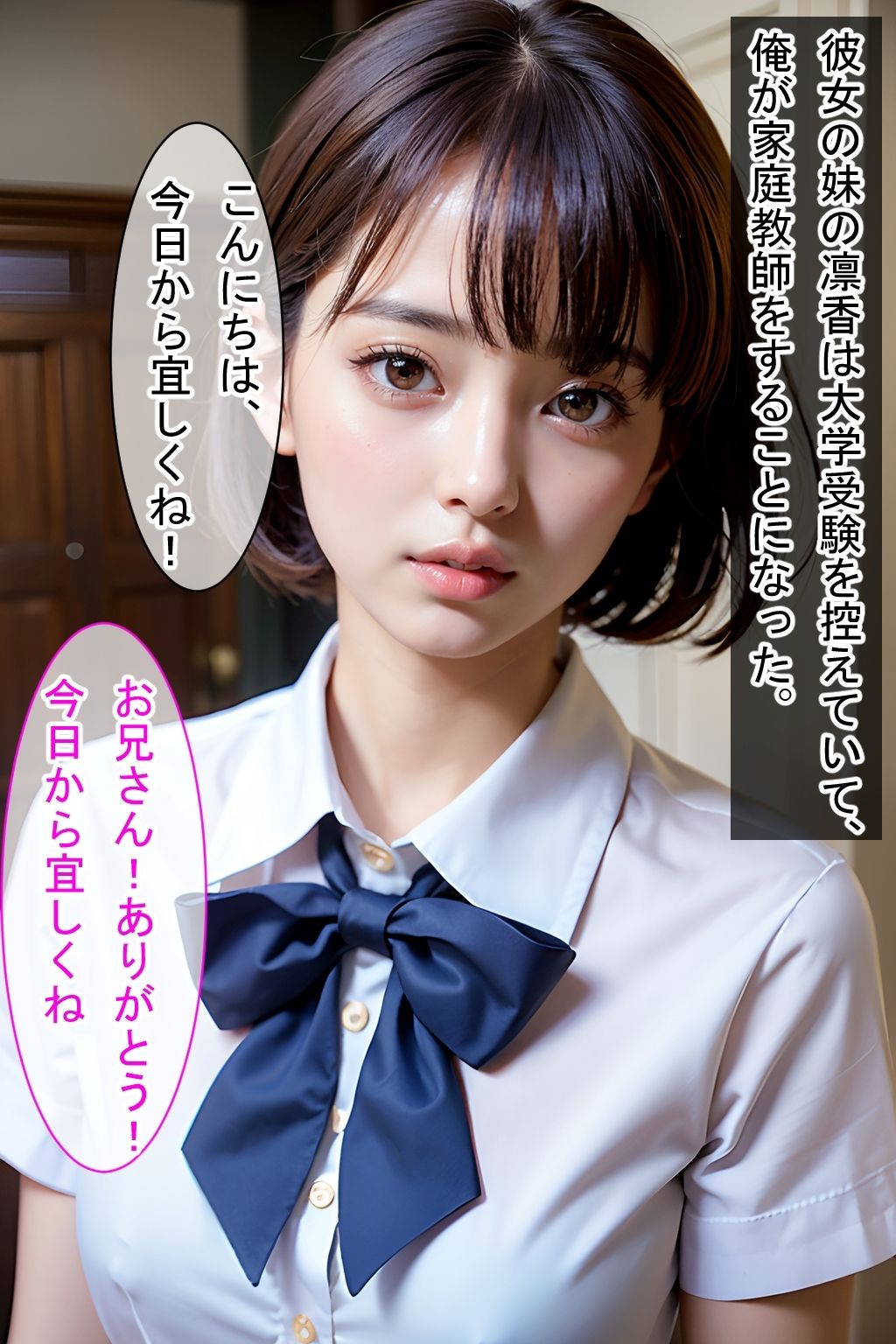 【R18厳選版ベスト50】「やべっ、中に出しちゃった…」彼女の妹の誘惑に勝てず、デカチン挿入 サンプル6ページ目