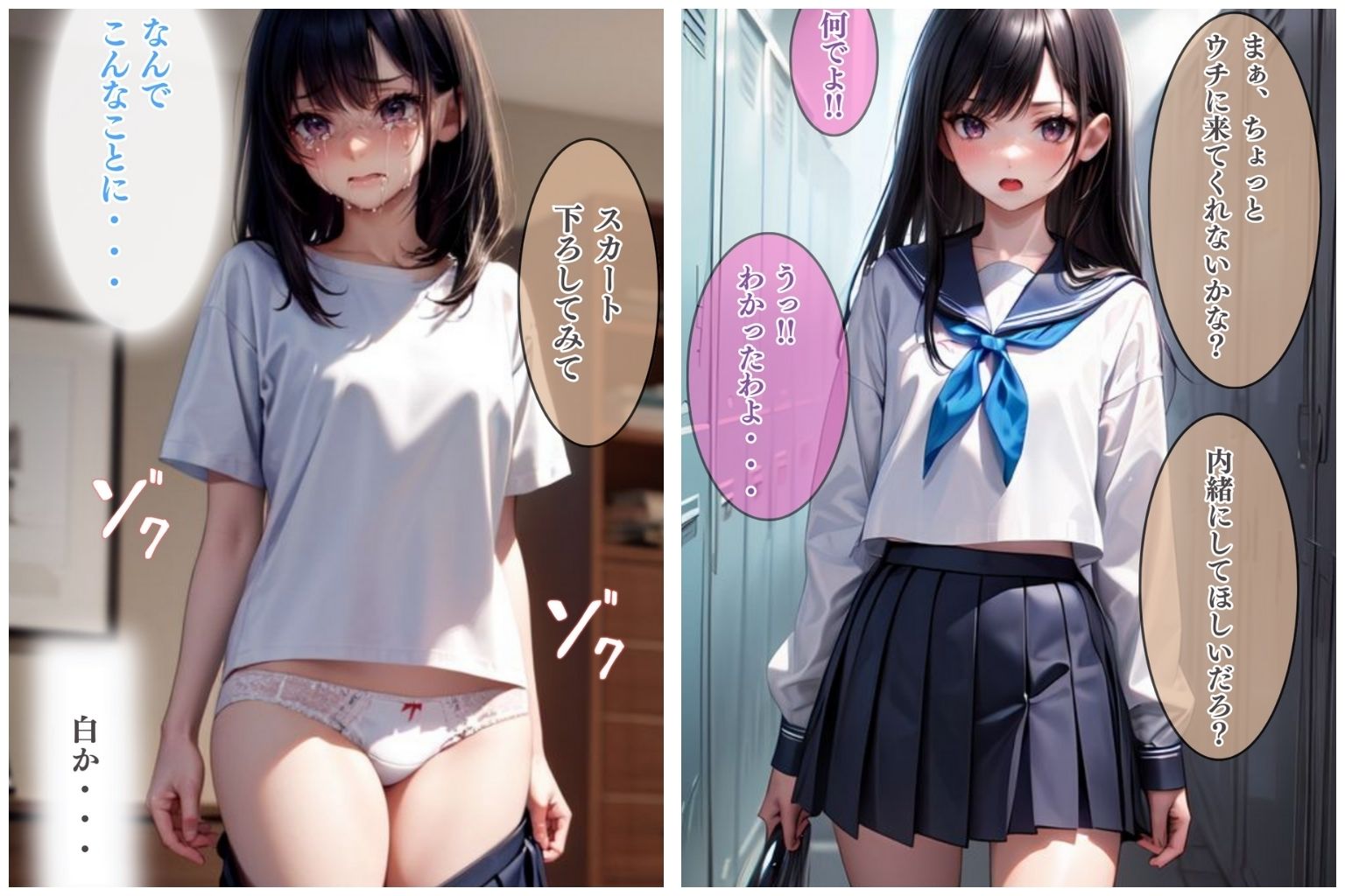 葵と麻衣 サンプル4ページ目