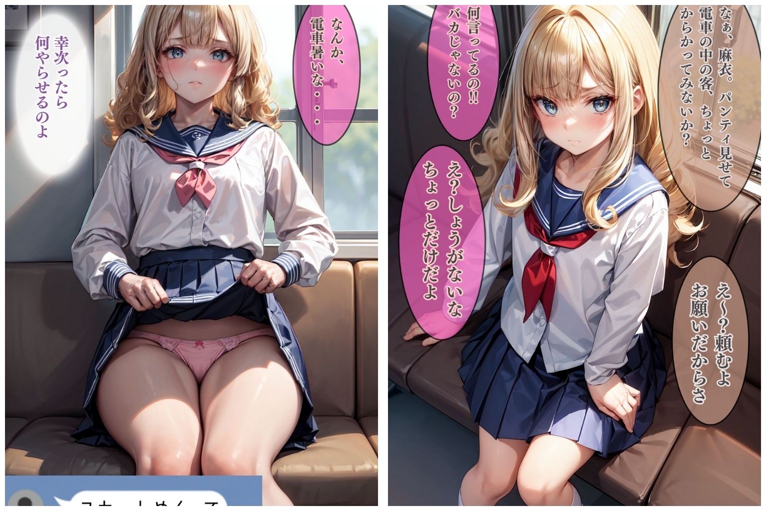 葵と麻衣 サンプル6ページ目