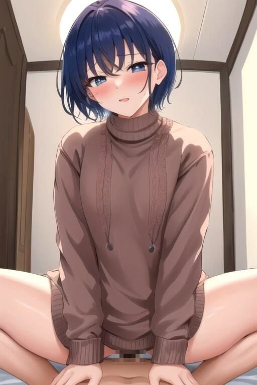 ニットのお姉さんとの想い出 サンプル2ページ目