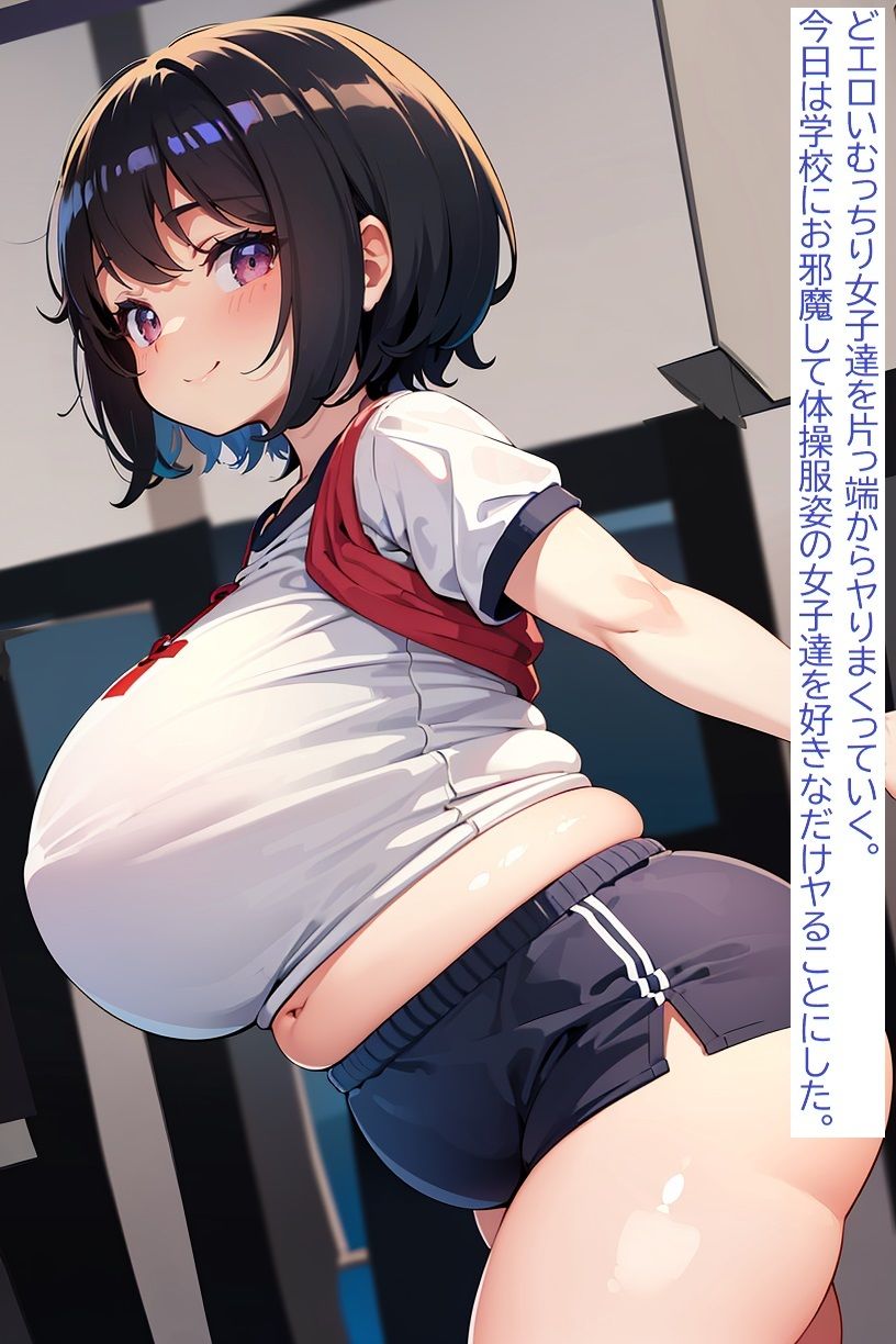 むちロリ女子校生達を体操服で百発ヤる サンプル2ページ目
